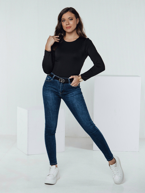 Ženske jeans hlače DIVETTI mornarsko modra Dstreet UY2330