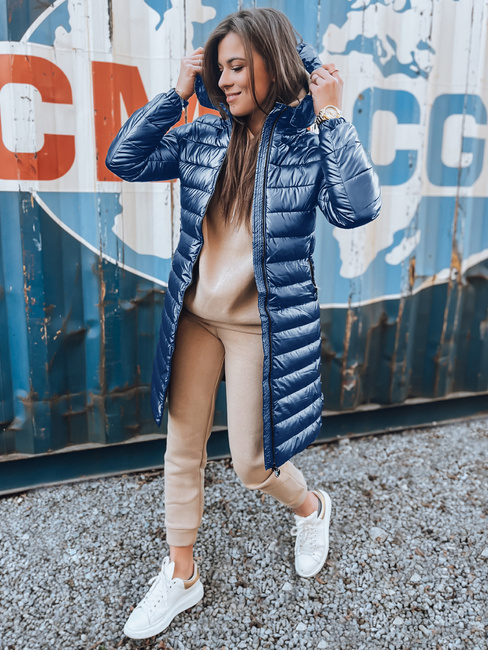 Ženska prešita zimska bunda LESSI blue Dstreet TY5517