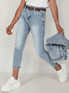 Spodnie damskie jeansowe GLAM JEANS niebieskie Dstreet UY2114