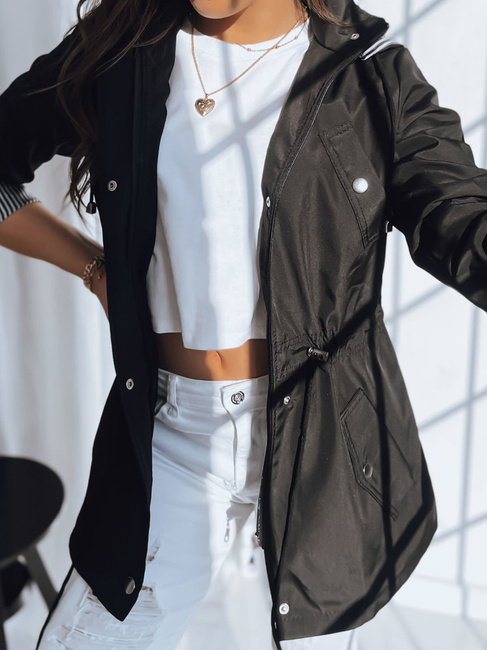 Ženska parka jakna COSMOPOLITAN  Barva Črna DSTREET TY3543