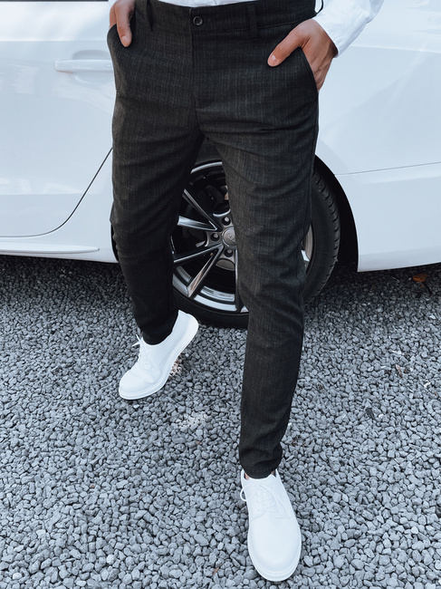 Moške hlače v grafitni barvi Dstreet UX4383