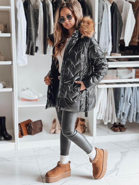 Ženska zimska jakna LANE Barva Črna DSTREET TY4049