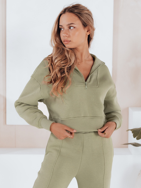 Ženski komplet trenirke MARINO Barva Temno zelena DSTREET AY0977