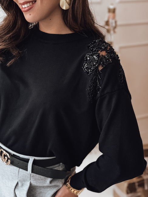 Ženski pulover ORELIS black Dstreet MY2371