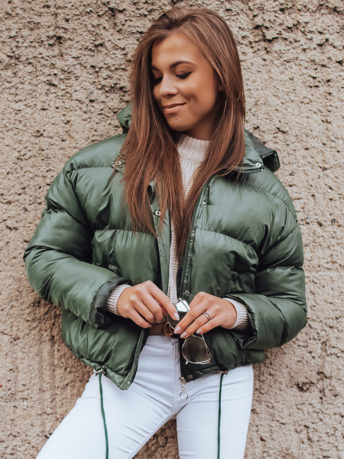 Ženska zimska jakna SIMMON zelena Dstreet TY3049
