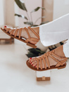Ženski sandali IRALIE beige Dstreet ZY0943