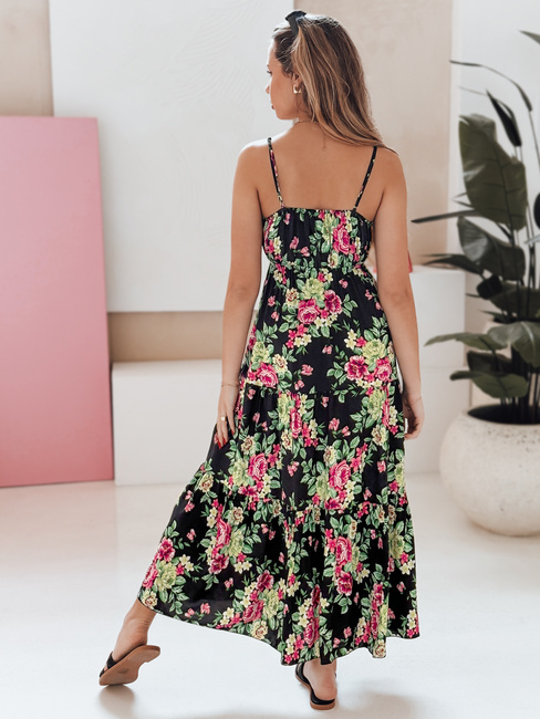 MISSBLOSSY maksi obleka črna Dstreet EY2621