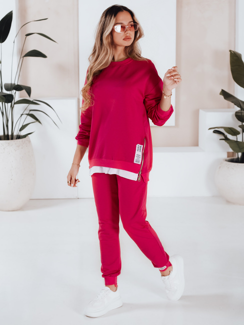 Ženski komplet trenirke TORONTO Barva Roza DSTREET AY0955