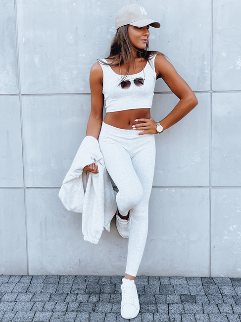 Ženski komplet trenirke MAYALAN Barva Svetlosiva DSTREET AY0941