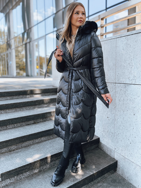 Ženski zimski plašč SCARLET Barva Črna DSTREET TY3807