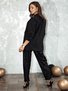 Ženski blazer ene velikosti ELEGANTIS black Dstreet PY0109