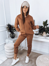 Ženski komplet trenirke AMILIA PREMUM Barva kamela DSTREET AY0736