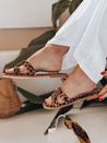 GLAMSTEP ženske japonke z leopardjim vzorcem Dstreet ZY0928
