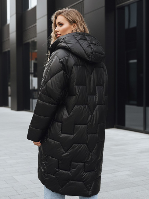 Ženska zimska bunda oversize black Dstreet TY5502
