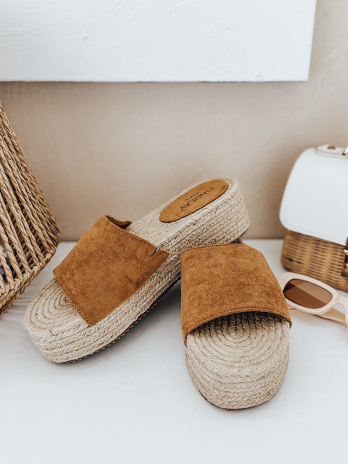 Ženske japonke SUMMERRY camel Dstreet ZY0986