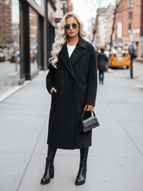 Ženski prevelik prehodni plašč LORINESS black Dstreet TY4692z