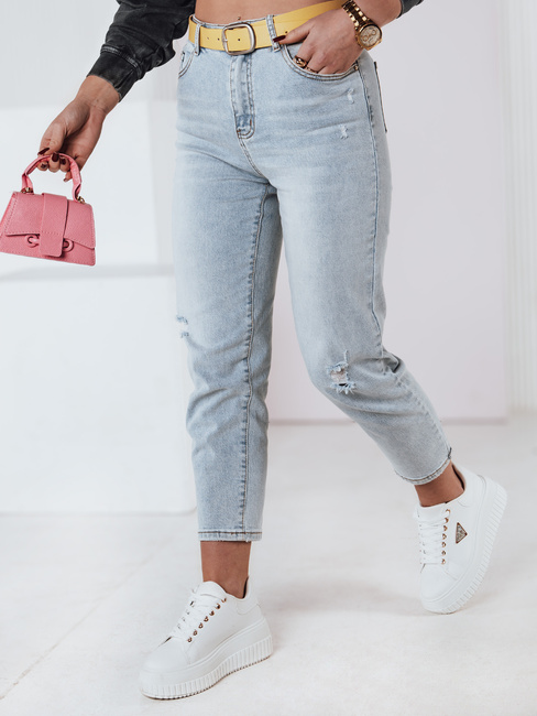 Ženske hlače iz džinsa mom fit JEANMOMENT Dstreet UY2358