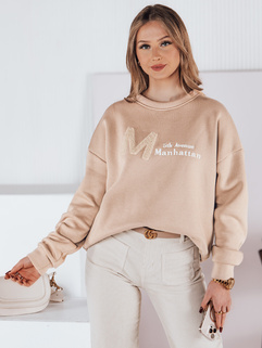 Ženska bluza AVENUE oversize beige Dstreet BY1354_2