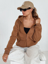 Ženska jopica VICTORIA rjave barve BY1396