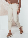 Ženske manšestrske hlače mom fit CORDFINE light beige Dstreet UY2301