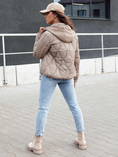 Ženska zimska bunda WINDGLAM camel Dstreet TY4421