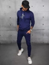 Moške komplet trenirke Barva Mornarica DSTREET AX0678