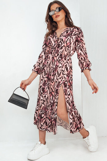 Obleka midi DIZI Barva Roza DSTREET EY2390