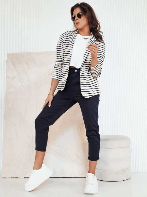 Ženske hlače casual MAFRA Barva Mornarica DSTREET UY1950