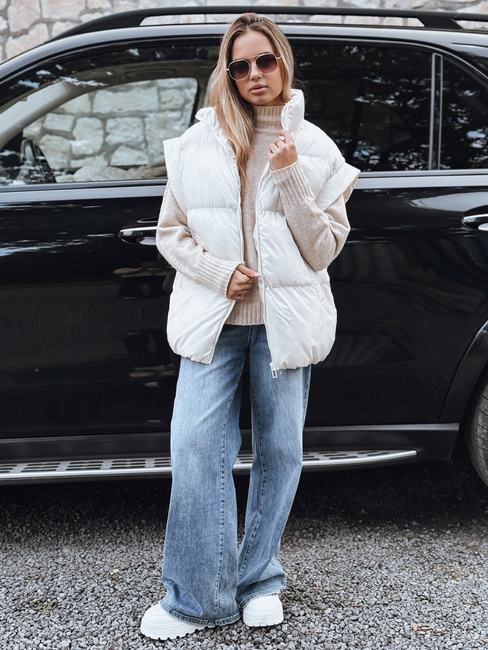 Ženski brezrokavnik NIMIA ecru Dstreet TY3250