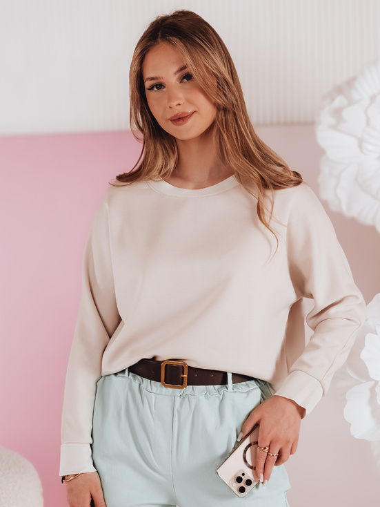 Ženska bluza prevelike velikosti z obeskom NUBISS mocha Dstreet RY2797