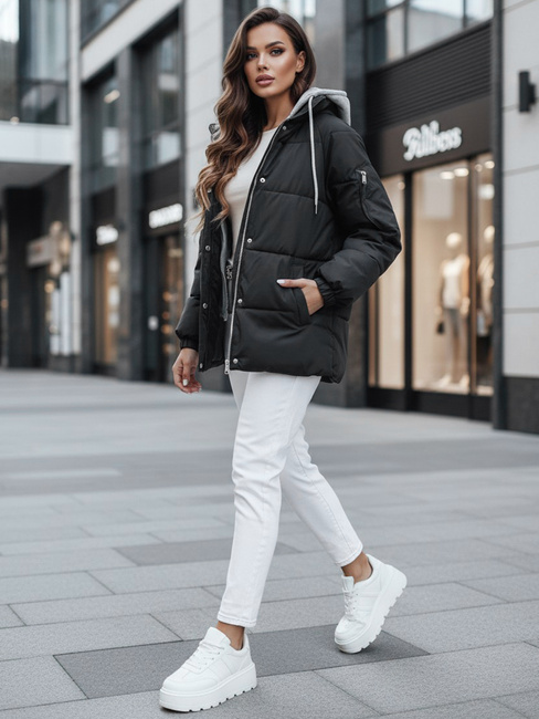 Ženska zimska jakna SPACE Barva Črna DSTREET UX4070