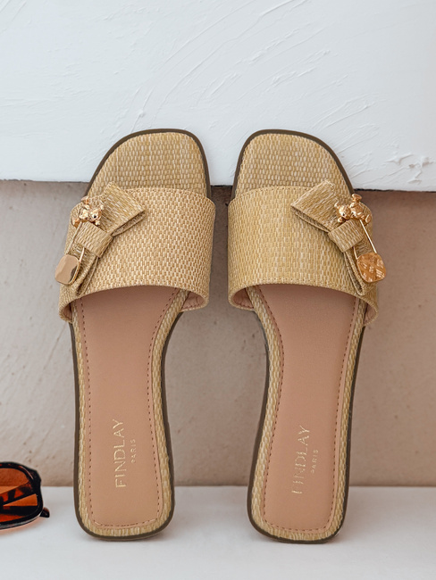 Ženske japonke TEDDYLUXE beige Dstreet ZY0955