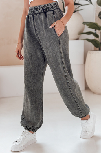 Ženske hlače DREY sive barve Dstreet UY2021
