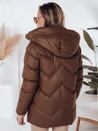 Ženske zimske jakne SALVONA brown quilted Dstreet TY4998