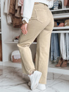 Ženske široke hlače iz džinsa LUXEFLOW beige Dstreet UY2364_2
