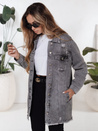 Ženska jeans jakna XENIA siva Dstreet TY5131