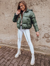 Ženska zimska jakna SIMMON zelena Dstreet TY3049