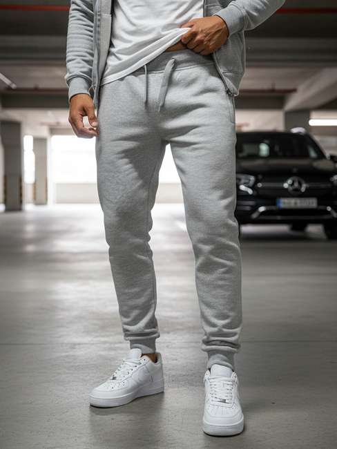 Moške spodnji deli trenirke Barva siva DSTREET UX2623