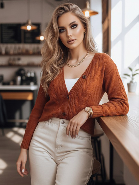 Ženska jopica NISTEL Barva kamela  DSTREET MY1684