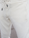 Moške jogger hlače v barvi ecru Dstreet UX4264