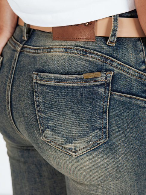 Ženske kavbojke push up modre barve Dstreet UY2827