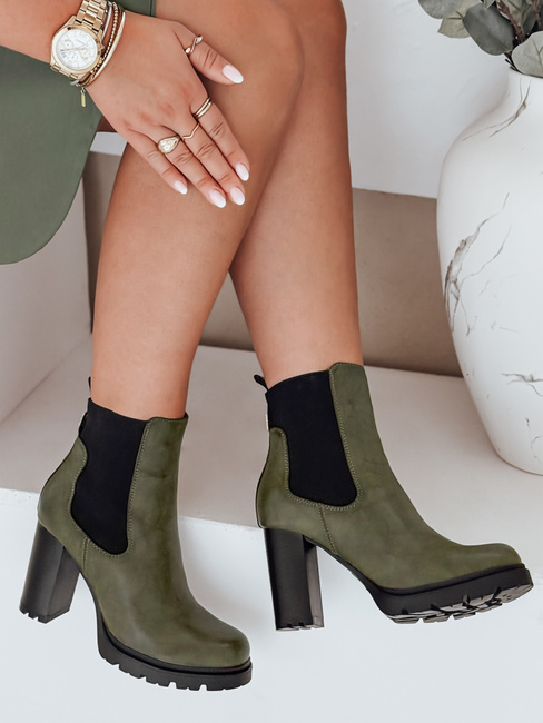 Ženski škornji s peto CHICMOVE green Dstreet ZY1019