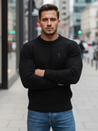 Moški klasičen pulover Barva Črna DSTREET WX1991