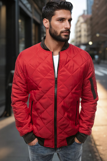 Moška prehodna jakna rdeča TX2210