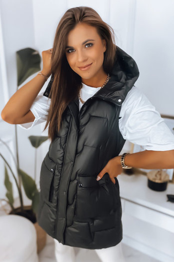 Ženski brezrokavnik WENDY črna Dstreet TY2826