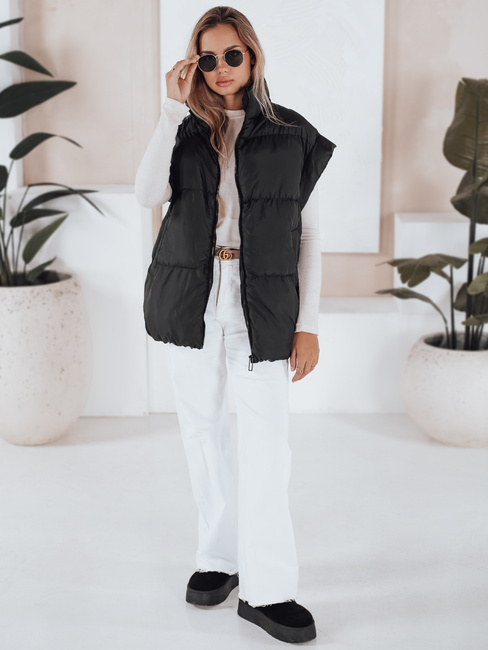 Ženski brezrokavnik NIMIA črna Dstreet TY3248