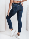 Ženske jeans hlače BEVINO temno modre Dstreet UY2200