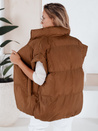 Ženski brezrokavnik NIMIA camel Dstreet TY3249