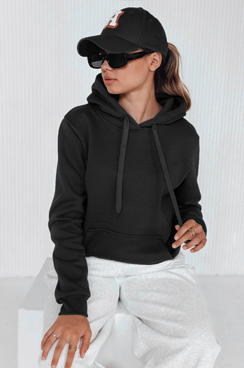 Ženska jopa s kapuco BASIC Barva Črna DSTREET BY0158