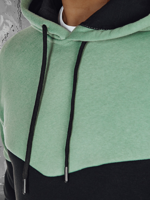 Moška osnovna majica s kapuco v mentolu Dstreet BX5876